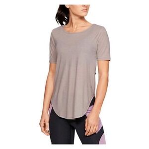 Under Armour Women's Perpetual Short Sleeve Top purple Size Large
